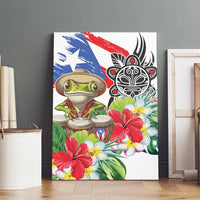Coqui Frog Puerto Rico Canvas Wall Art No No Suelte La Bandera