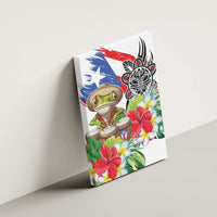 Coqui Frog Puerto Rico Canvas Wall Art No No Suelte La Bandera
