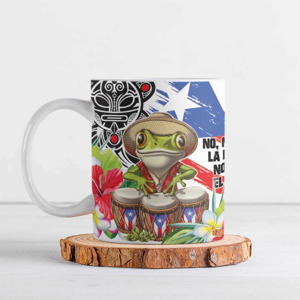Coqui Frog Puerto Rico Ceramic Mug No No Suelte La Bandera