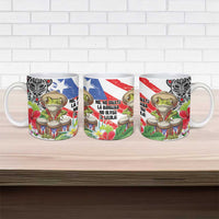 Coqui Frog Puerto Rico Ceramic Mug No No Suelte La Bandera