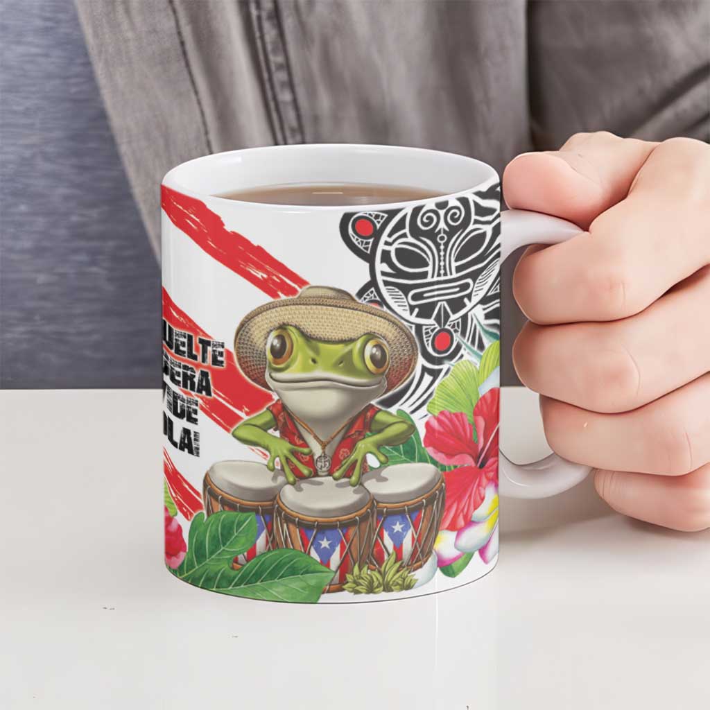 Coqui Frog Puerto Rico Ceramic Mug No No Suelte La Bandera