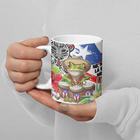 Coqui Frog Puerto Rico Ceramic Mug No No Suelte La Bandera