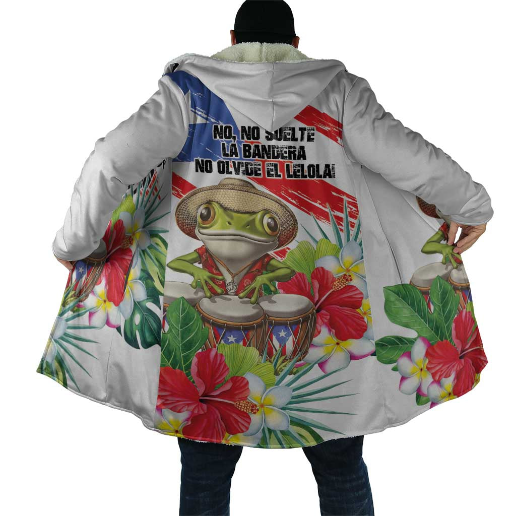 Coqui Frog Puerto Rico Cloak No No Suelte La Bandera
