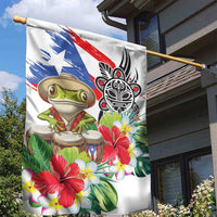 Coqui Frog Puerto Rico Garden Flag No No Suelte La Bandera