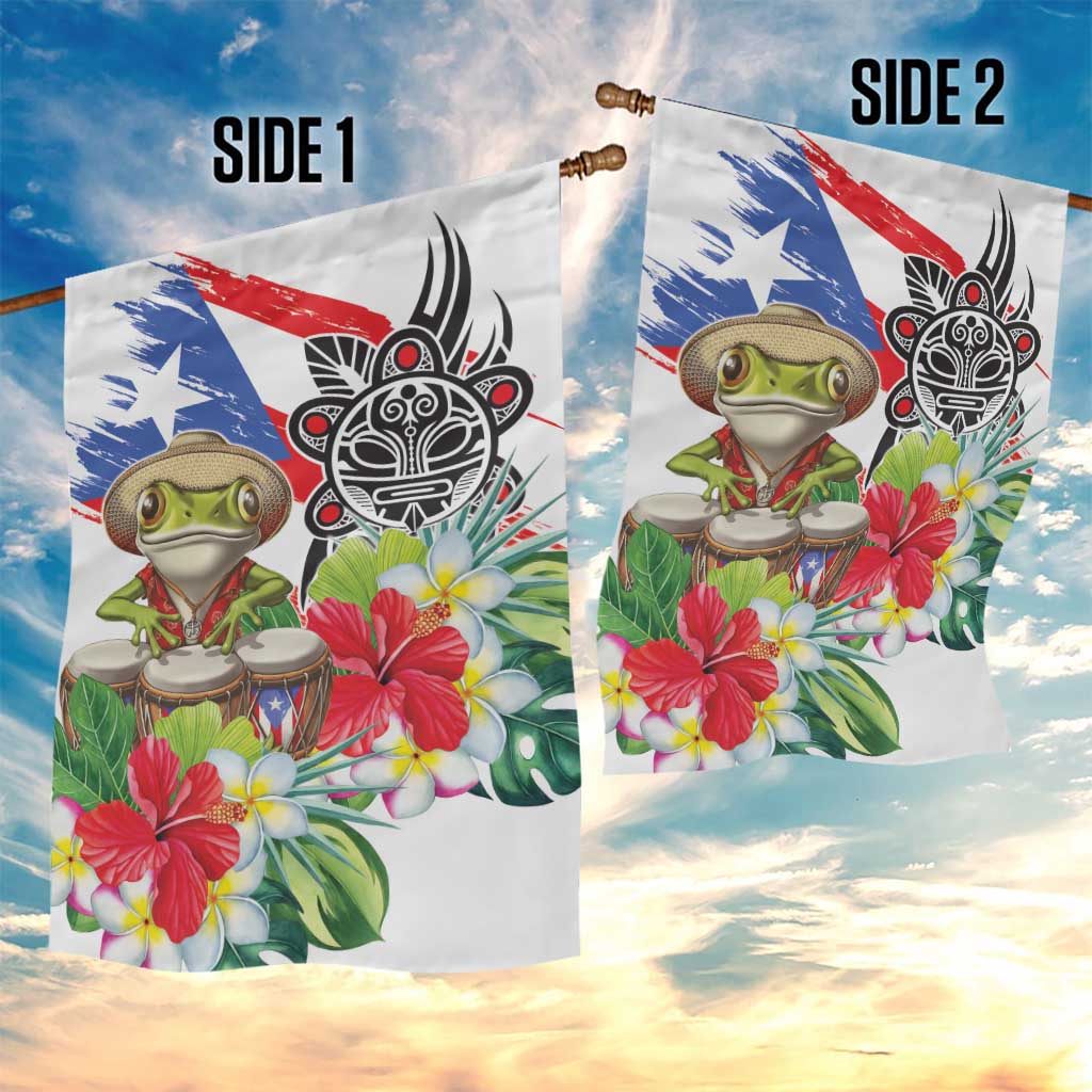 Coqui Frog Puerto Rico Garden Flag No No Suelte La Bandera