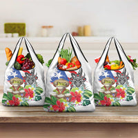Coqui Frog Puerto Rico Grocery Bag No No Suelte La Bandera