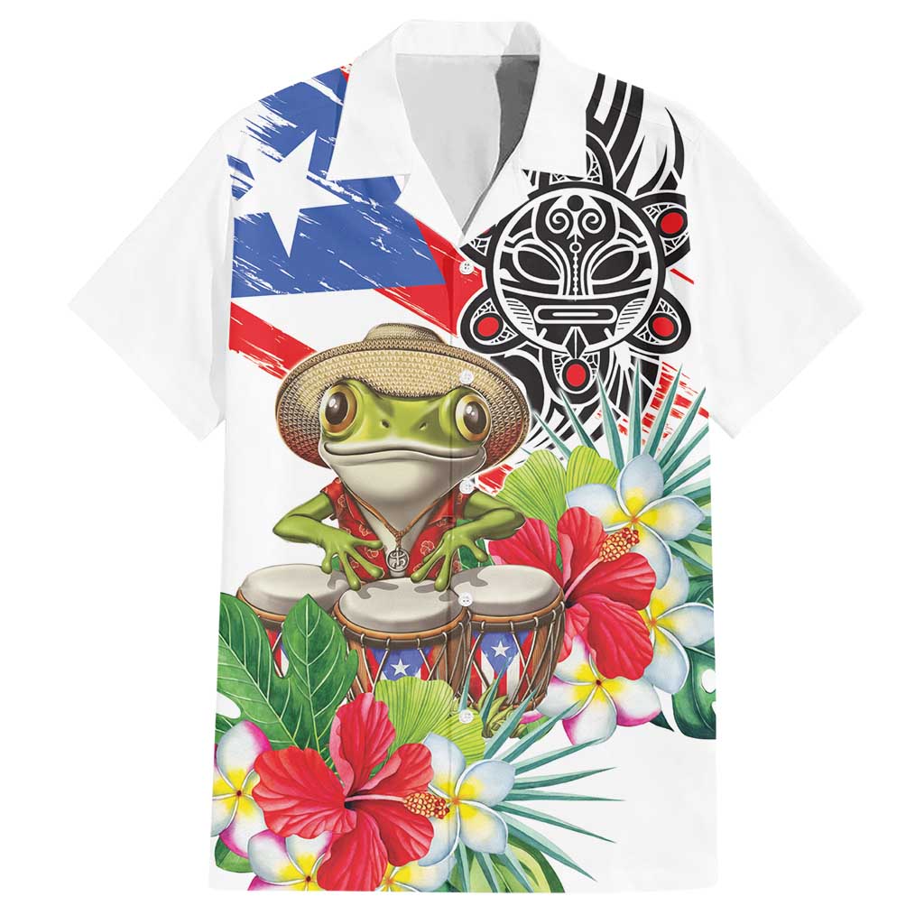 Coqui Frog Puerto Rico Hawaiian Shirt No No Suelte La Bandera