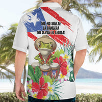 Coqui Frog Puerto Rico Hawaiian Shirt No No Suelte La Bandera