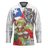 Coqui Frog Puerto Rico Hockey Jersey No No Suelte La Bandera