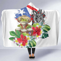 Coqui Frog Puerto Rico Hooded Blanket No No Suelte La Bandera