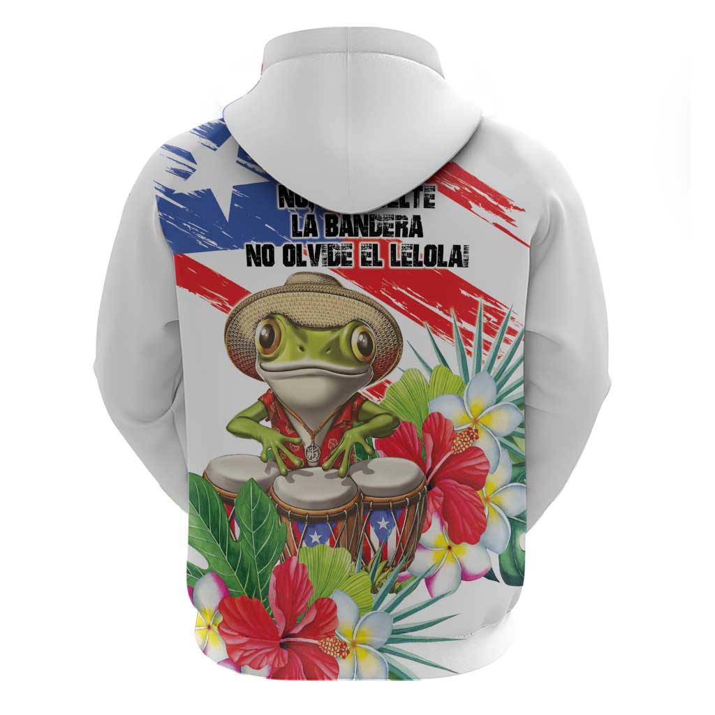 Coqui Frog Puerto Rico Hoodie No No Suelte La Bandera