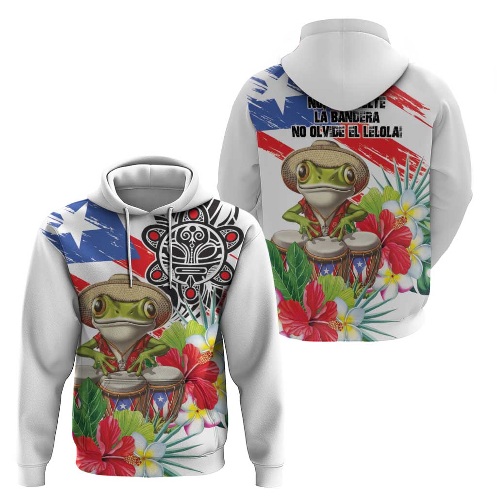 Coqui Frog Puerto Rico Hoodie No No Suelte La Bandera