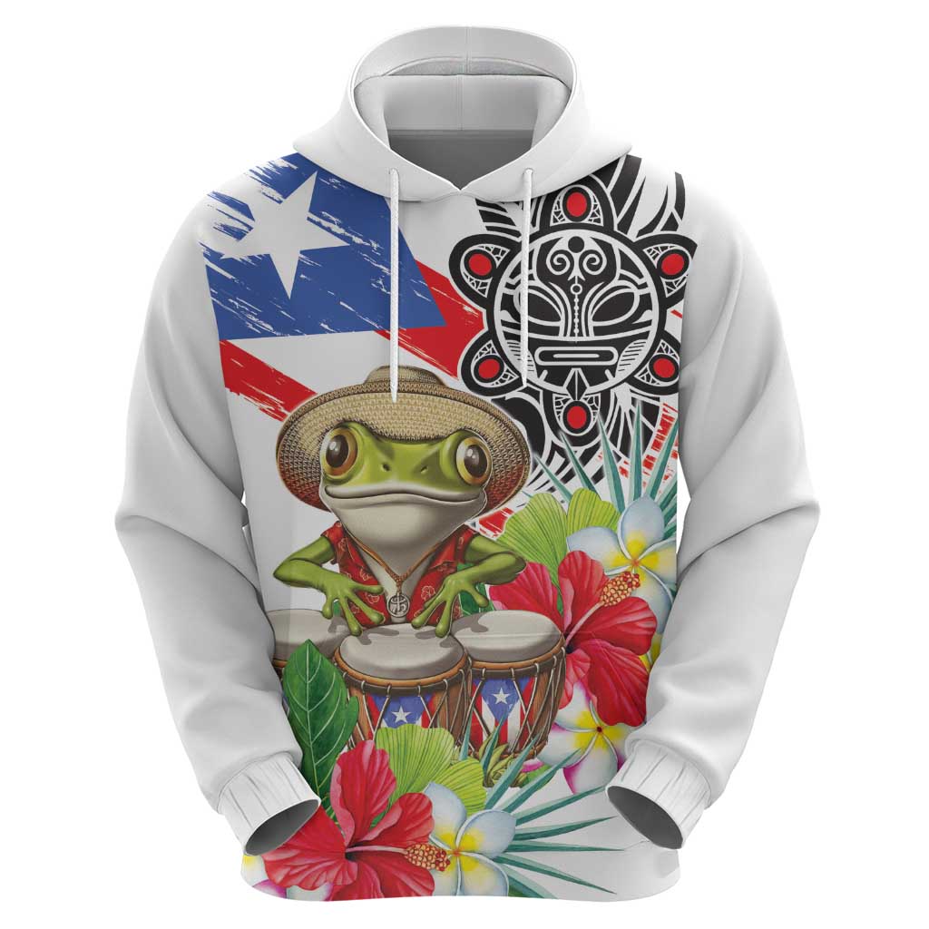 Coqui Frog Puerto Rico Hoodie No No Suelte La Bandera