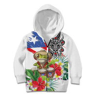 Coqui Frog Puerto Rico Kid Hoodie No No Suelte La Bandera