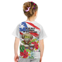 Coqui Frog Puerto Rico Kid T Shirt No No Suelte La Bandera