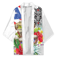 Coqui Frog Puerto Rico Kimono No No Suelte La Bandera