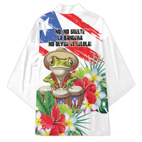 Coqui Frog Puerto Rico Kimono No No Suelte La Bandera