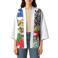 Coqui Frog Puerto Rico Kimono No No Suelte La Bandera