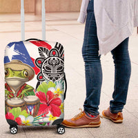 Coqui Frog Puerto Rico Luggage Cover No No Suelte La Bandera