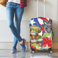 Coqui Frog Puerto Rico Luggage Cover No No Suelte La Bandera