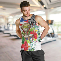 Coqui Frog Puerto Rico Men Tank Top No No Suelte La Bandera