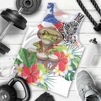 Coqui Frog Puerto Rico Men Tank Top No No Suelte La Bandera