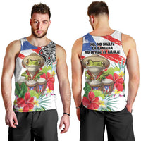 Coqui Frog Puerto Rico Men Tank Top No No Suelte La Bandera