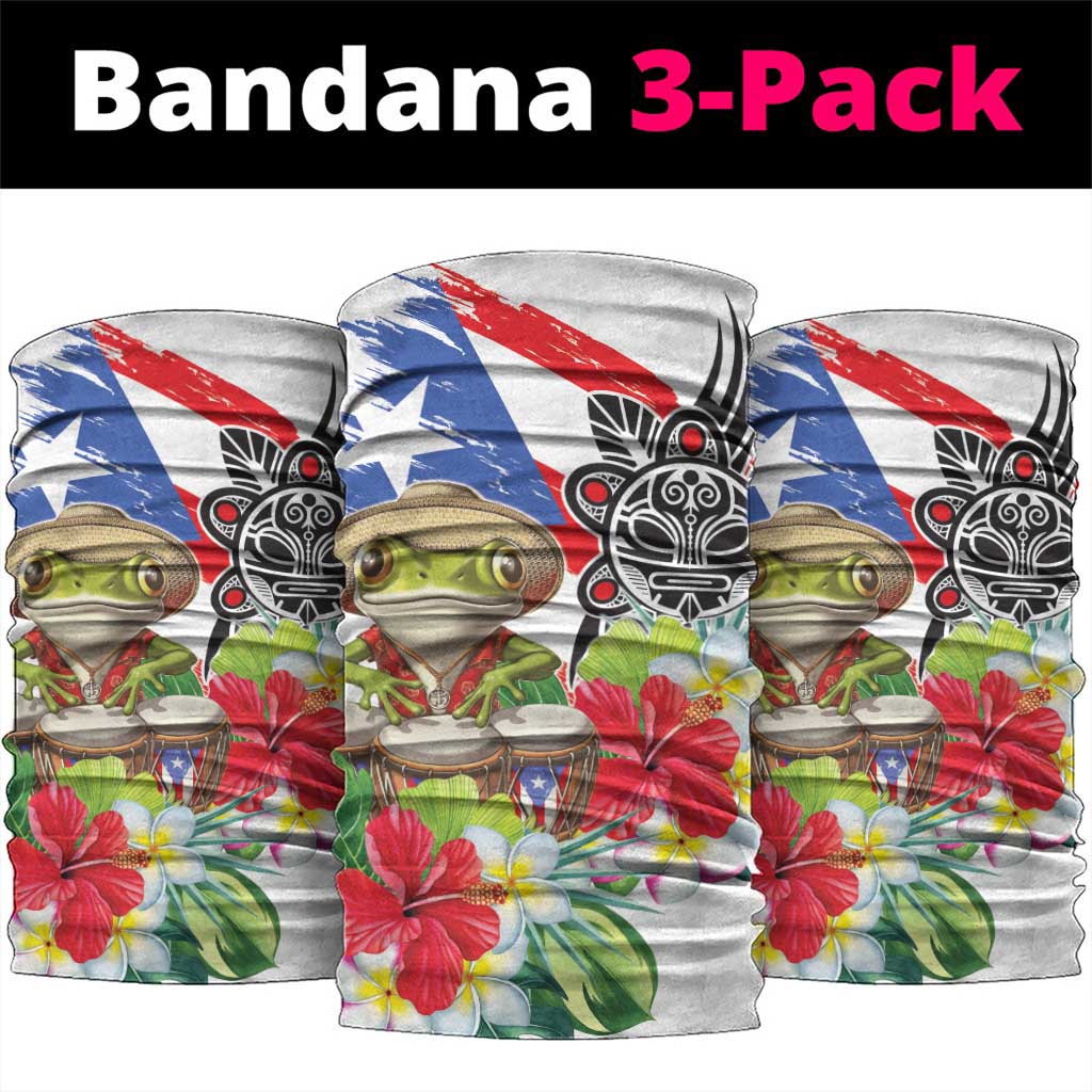 Coqui Frog Puerto Rico Neck Gaiter No No Suelte La Bandera