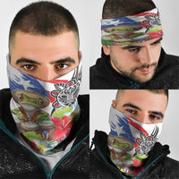 Coqui Frog Puerto Rico Neck Gaiter No No Suelte La Bandera
