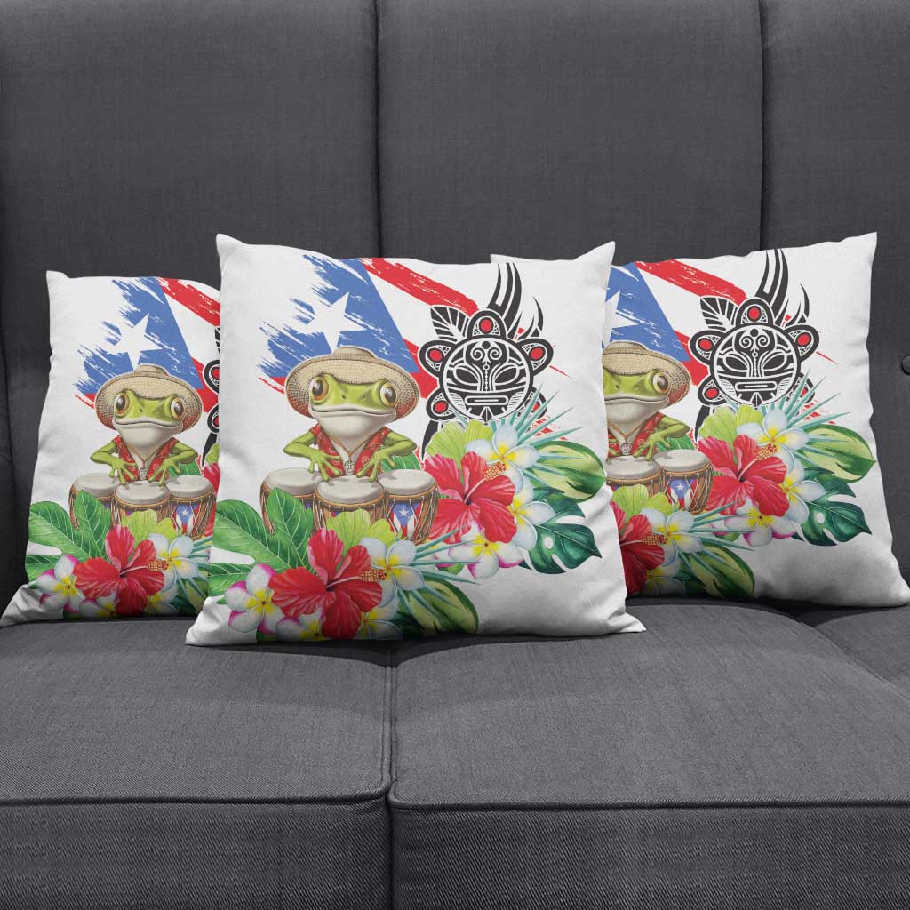 Coqui Frog Puerto Rico Pillow Cover No No Suelte La Bandera