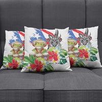 Coqui Frog Puerto Rico Pillow Cover No No Suelte La Bandera