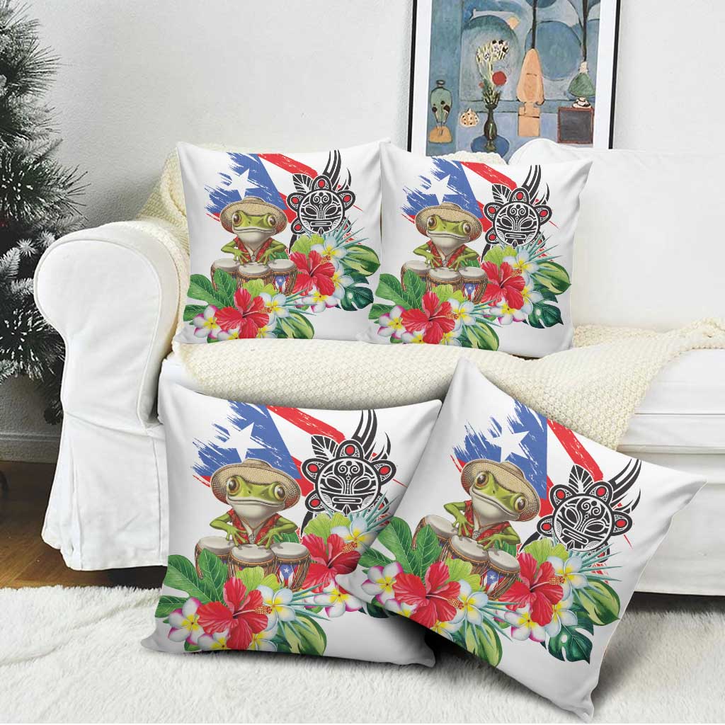 Coqui Frog Puerto Rico Pillow Cover No No Suelte La Bandera