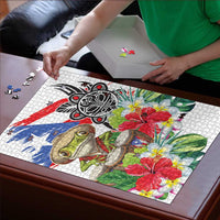Coqui Frog Puerto Rico Puzzle No No Suelte La Bandera