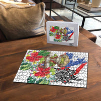 Coqui Frog Puerto Rico Puzzle No No Suelte La Bandera