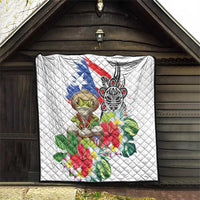 Coqui Frog Puerto Rico Quilt No No Suelte La Bandera