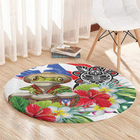 Coqui Frog Puerto Rico Round Carpet No No Suelte La Bandera