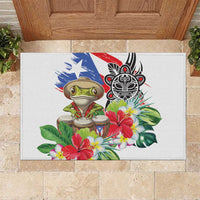 Coqui Frog Puerto Rico Rubber Doormat No No Suelte La Bandera
