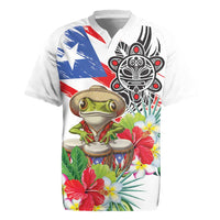 Coqui Frog Puerto Rico Rugby Jersey No No Suelte La Bandera