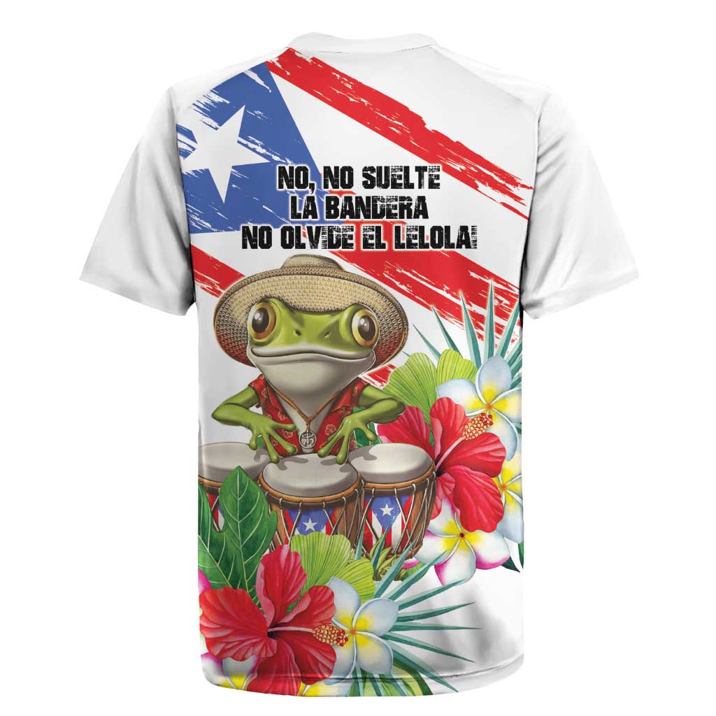 Coqui Frog Puerto Rico Rugby Jersey No No Suelte La Bandera