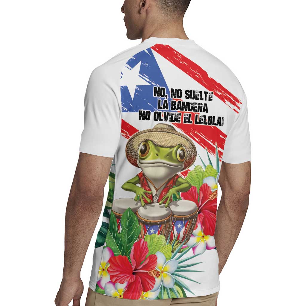 Coqui Frog Puerto Rico Rugby Jersey No No Suelte La Bandera