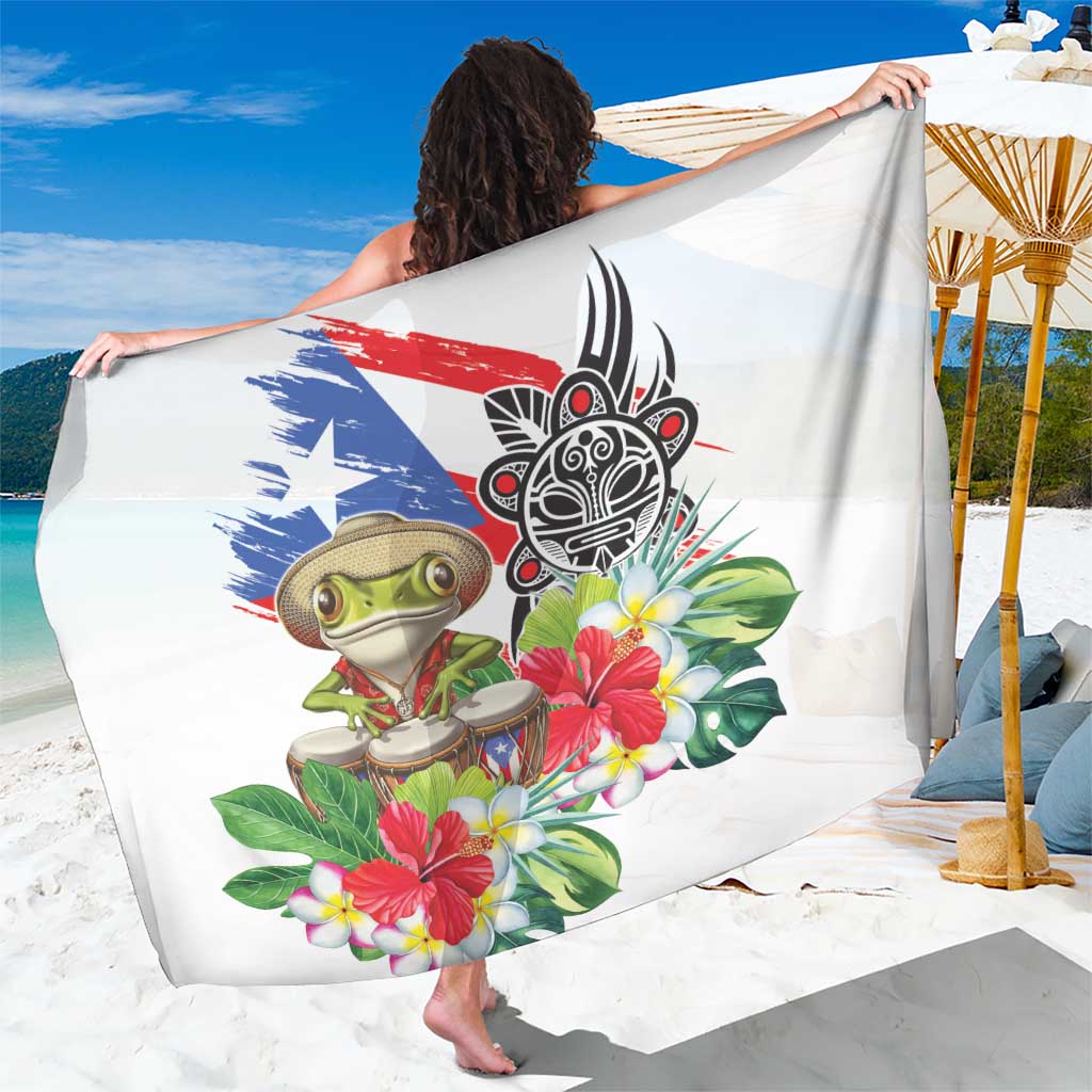 Coqui Frog Puerto Rico Sarong No No Suelte La Bandera