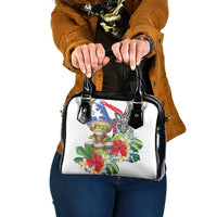 Coqui Frog Puerto Rico Shoulder Handbag No No Suelte La Bandera