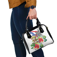 Coqui Frog Puerto Rico Shoulder Handbag No No Suelte La Bandera