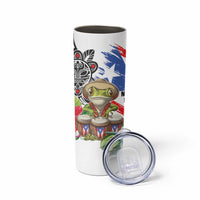 Coqui Frog Puerto Rico Skinny Tumbler No No Suelte La Bandera