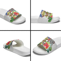 Coqui Frog Puerto Rico Slide Sandals No No Suelte La Bandera