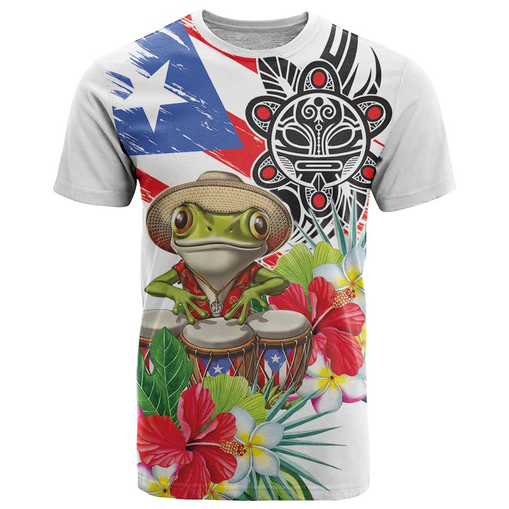 Coqui Frog Puerto Rico T Shirt No No Suelte La Bandera