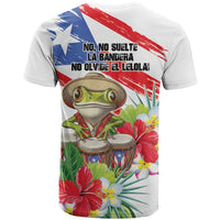 Coqui Frog Puerto Rico T Shirt No No Suelte La Bandera