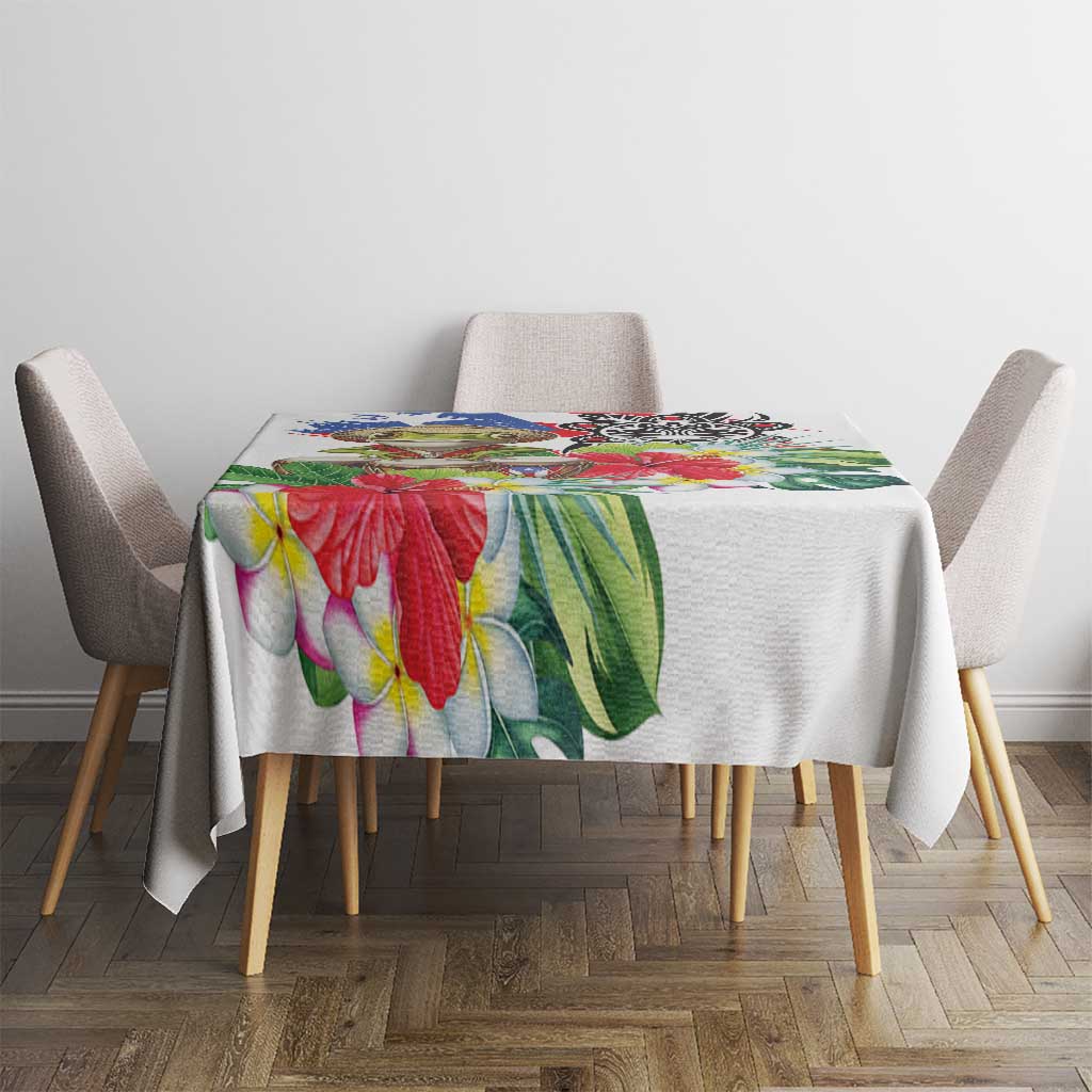 Coqui Frog Puerto Rico Tablecloth No No Suelte La Bandera