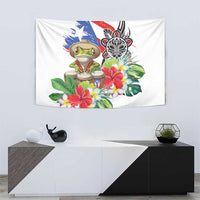 Coqui Frog Puerto Rico Tapestry No No Suelte La Bandera