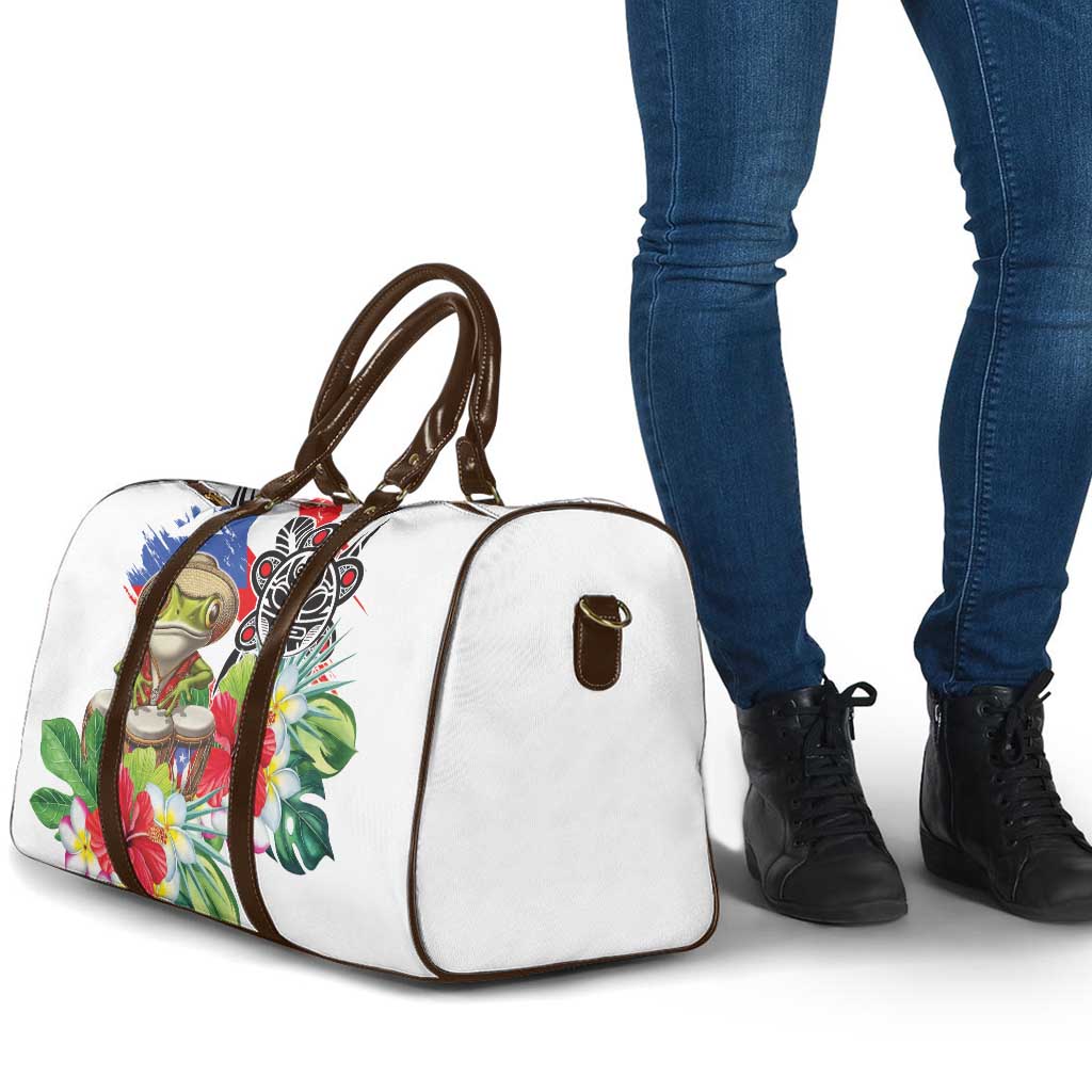 Coqui Frog Puerto Rico Travel Bag No No Suelte La Bandera